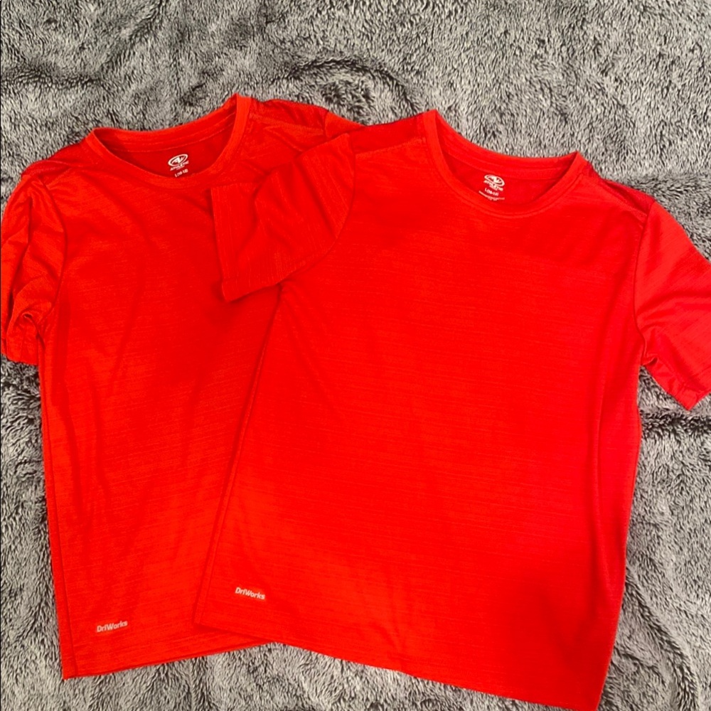 Athletic Works Red Performance Short Sleeve Tee